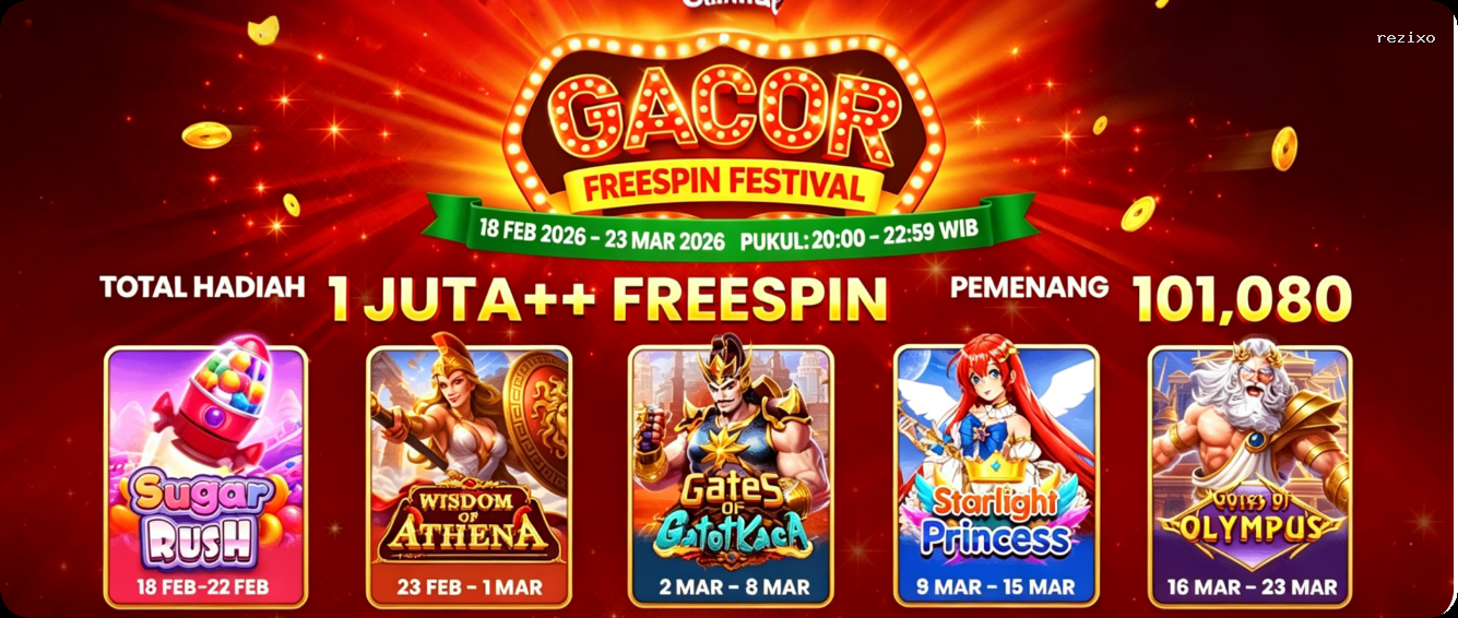 Login rezixo Sekarang Bonus Melimpah